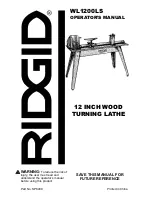 RIDGID WL1200LS Operator'S Manual preview