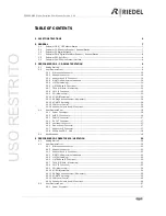 Preview for 3 page of Riedel Performer C3 User Manual