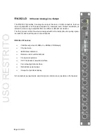 Предварительный просмотр 46 страницы Riedel RockNet 300 Operating Manual