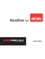 RIEJU MARATHON 125 AC Owner'S Manual preview