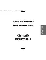 Preview for 40 page of RIEJU MARATHON 250 Owner'S Manual