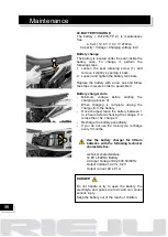 Preview for 56 page of RIEJU MR 200 Owner'S Manual