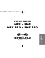 RIEJU MRX Owner'S Manual preview