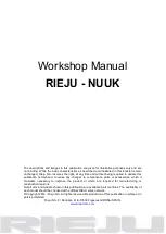 Preview for 2 page of RIEJU Nuuk Workshop Manual