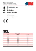 Preview for 1 page of Riello Burners 3475020 Installation, Use And Maintenance Instructions