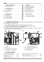 Предварительный просмотр 3 страницы Riello Burners 3513007 Installation, Use And Maintenance Instructions