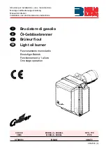 Preview for 1 page of Riello Burners 3739651 Installation, Use And Maintenance Instructions