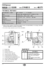 Preview for 22 page of Riello Burners 482T1 Manual