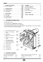 Предварительный просмотр 23 страницы Riello Burners Gulliver 3736650 Installation, Use And Maintenance Instructions