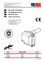 Riello Burners Gulliver BLU 371 T1 Installation, Use And Maintenance Instructions предпросмотр