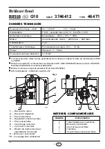 Предварительный просмотр 13 страницы Riello Burners RIELLO 40 G10 Installation, Use And Maintenance Instructions