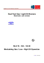 Riello Burners RLS 100/E Installation, Use And Maintenance Instructions preview