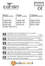 Riello Elettronica Cardin 230R4 Series Operation And Programming Instructions preview