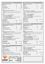 Preview for 28 page of Riello Elettronica Cardin PRG230M2 Series Manual