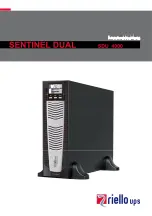 Riello UPS Sentinel Dual SDU 4000 Installation And User Manual preview