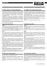 Preview for 7 page of Riello 20081469 Instruction Booklet