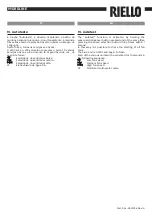 Preview for 10 page of Riello 20081469 Instruction Booklet