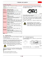 Preview for 45 page of Riello 20082125 Installation, Use And Maintenance Instructions