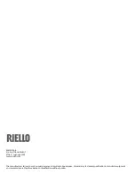 Preview for 84 page of Riello 20115221 Installation, Technical And Maintenance  Manual