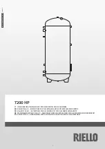 Riello 20136293 Instructions For The Installer And The Technical Service Centre preview