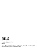 Preview for 68 page of Riello 20161608 Installation And Technical Service Instructions