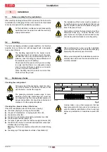 Предварительный просмотр 20 страницы Riello 20162652 Installation, Use And Maintenance Instructions