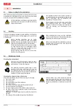 Preview for 16 page of Riello 20190698 Installation, Use And Maintenance Instructions