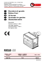 Preview for 1 page of Riello 3452782 Installation, Use And Maintenance Instructions