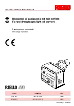 Riello 40 D8 One Stage Operation preview