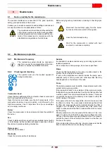 Предварительный просмотр 61 страницы Riello 40 G10 Installation, Use And Maintenance Instructions