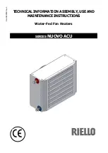 Riello 4152413 Technical Information Assembly, Use And Maintenance Instructions preview