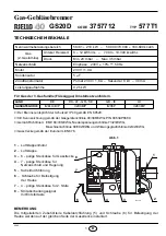 Предварительный просмотр 3 страницы Riello 577T1 Installation, Use And Maintenance Instructions