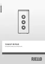 Preview for 1 page of Riello 7200/3F HV PLUS Series Installation, Operation And Maintenance Manual