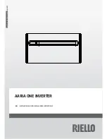 Preview for 1 page of Riello AARIA ONE INVERTER 25 Installation And Technical Service Instructions