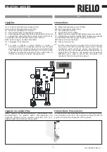 Preview for 4 page of Riello CBD 25 Preliminary Instructions