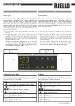 Preview for 5 page of Riello CBD 25 Preliminary Instructions