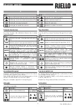 Preview for 6 page of Riello CBD 25 Preliminary Instructions