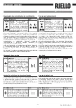 Preview for 8 page of Riello CBD 25 Preliminary Instructions