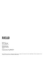 Preview for 36 page of Riello Condexa PRO NA 117 P User'S Information Manual