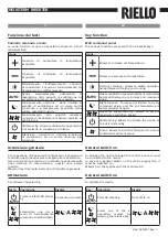 Preview for 5 page of Riello CPD 35 Preliminary Instructions