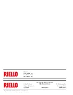 Preview for 40 page of Riello F15 Installation, Use And Maintenance Instructions