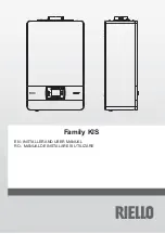 Riello Family 25 KIS Installer And User Manual preview