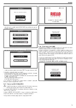 Preview for 75 page of Riello Family 25 KIS Installer And User Manual