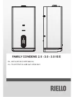 Riello FAMILY CONDENS 2.5 Installer And User Manual preview