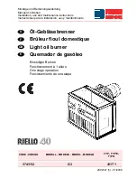 Preview for 1 page of Riello G3 431T1 Installation, Use And Maintenance Instructions