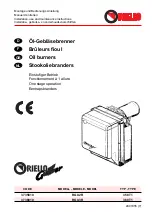 Riello Gulliver RG0.2R Installation, Use And Maintenance Instructions preview