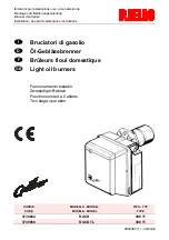 Preview for 1 page of Riello Gulliver RG5D TL Installation, Use And Maintenance Instructions