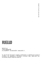 Preview for 84 page of Riello Hi, Comfort 100 Installer And User Manual