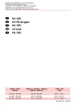 Riello LPG kit Installation, Use And Maintenance Instructions preview