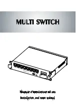 Preview for 1 page of Riello Multi Switch Installation And User Manual